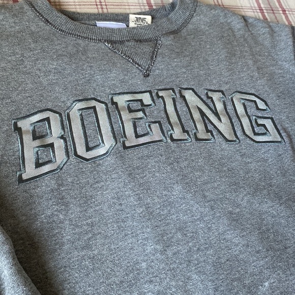 Grey BOEING pull over sweater - Picture 2 of 5
